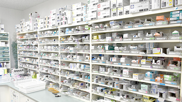 豊富な医薬品在庫がございます。