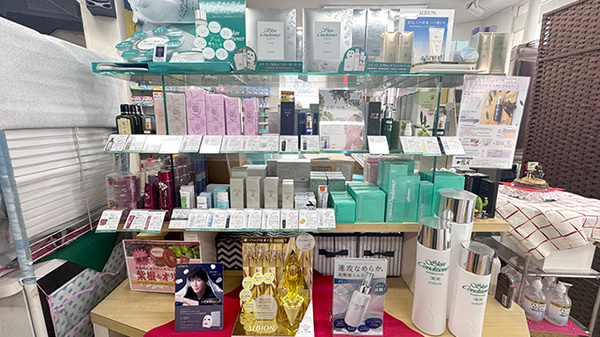 様々なスキンケア商品のお取り扱いがございます