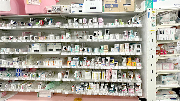 多くの医薬品在庫がございます。