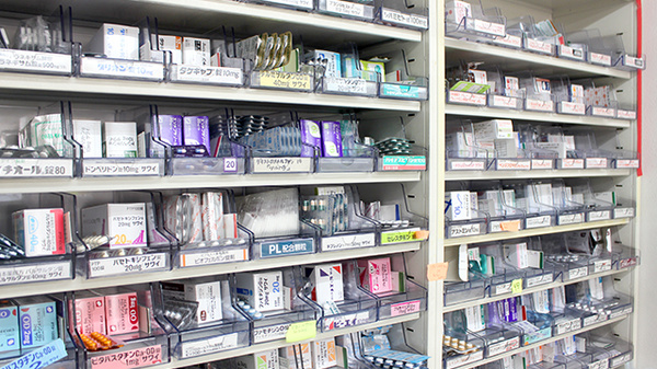 豊富な種類の医薬品在庫がございます