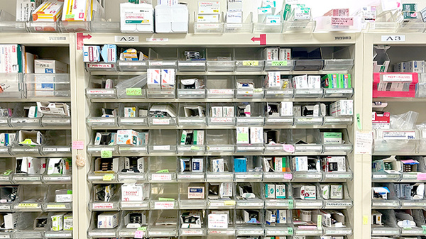 多種類の医薬品を取り扱っております。