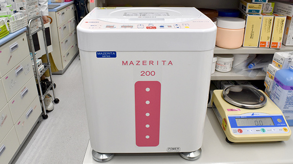 専門の調剤器具を使用しております。