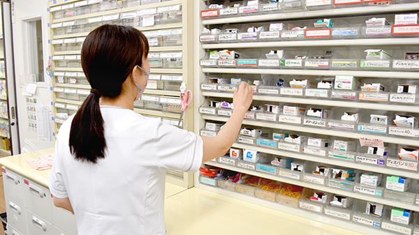 安全かつ正確にお薬をお渡しいたします。