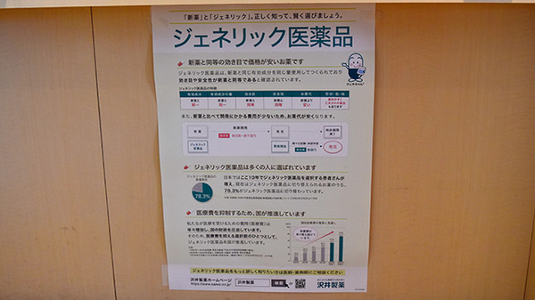ジェネリック医薬品切り替えに対応しております