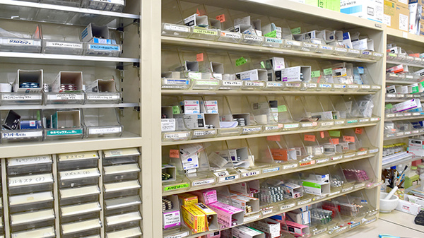 多くの医薬品在庫がございます