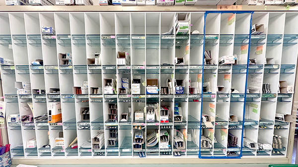 豊富な医薬品在庫がございます