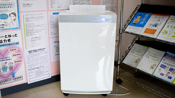 感染予防対策をしております。