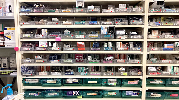 多くの医薬品在庫がございます