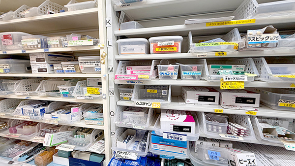 豊富な医薬品在庫がございます。
