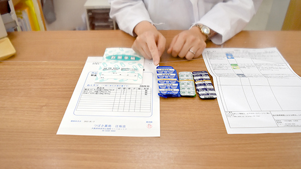 丁寧な服薬指導をいたします。