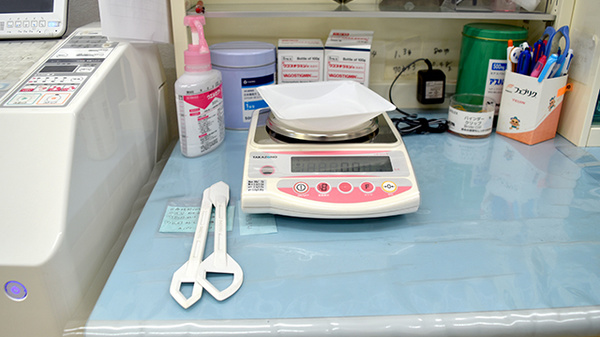 正確かつ安全にお薬をお渡しいたします