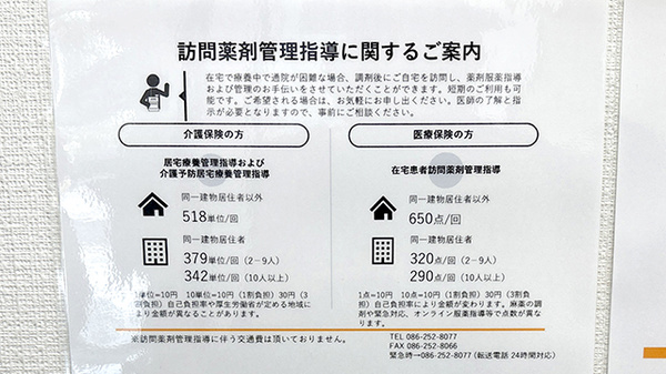 在宅訪問に対応しております。