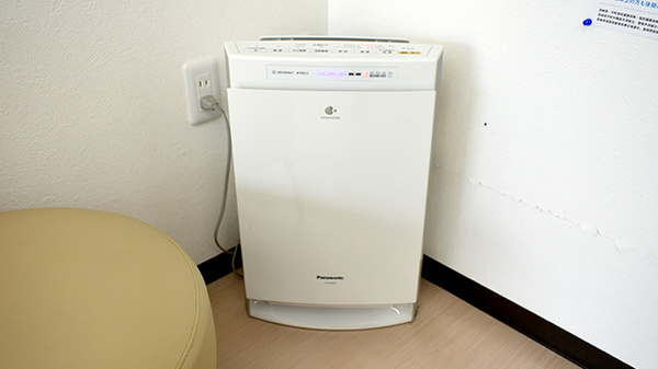 感染予防対策を行っております