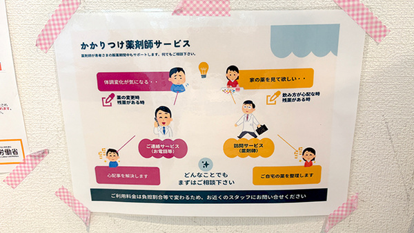 かかりつけ薬局としてご利用いただけます