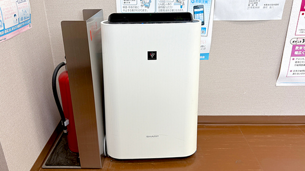 感染予防対策をしております。