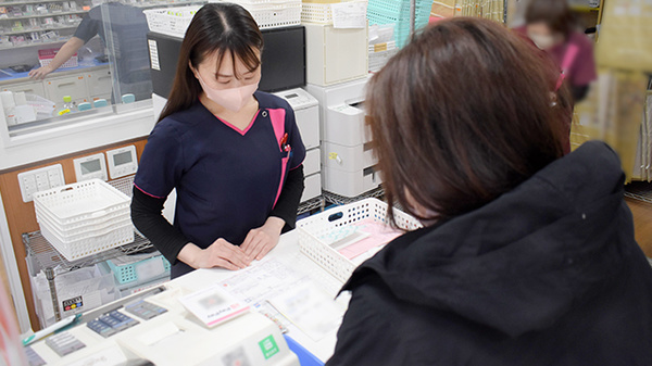 丁寧な服薬指導をしております