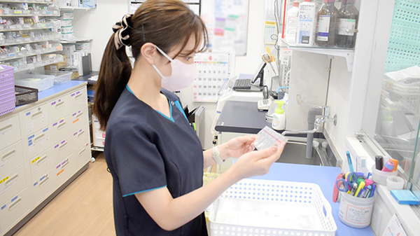 安心・安全にお薬を服用していただくためのチェック徹底しております