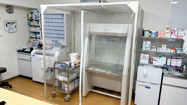 無菌調剤器具を導入しております