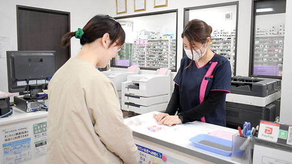 丁寧な服薬指導をしております