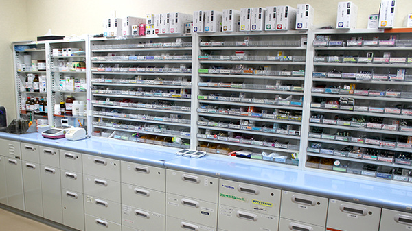 種類様々な医薬品のご用意があります