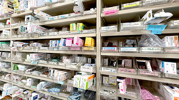 豊富な医薬品在庫がございます。