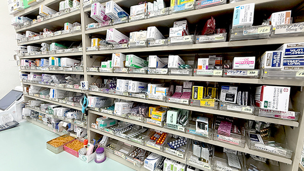 多くの医薬品を取り揃えております。