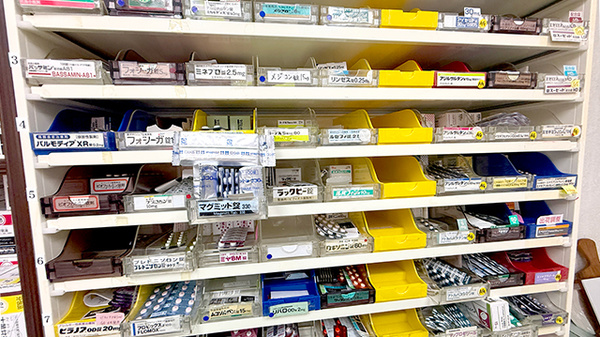 豊富な医薬品在庫がございます。