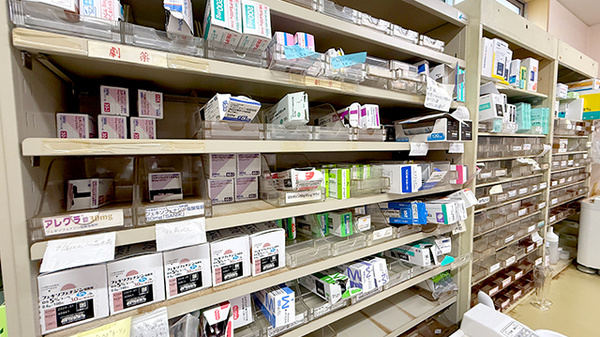 豊富な医薬品在庫がございます。