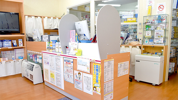 阪神調剤薬局　金沢石引店の受付/カウンター