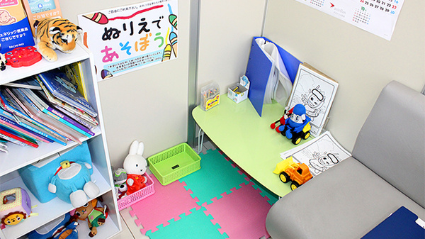 セキ薬局　つきのわ店のキッズ用設備