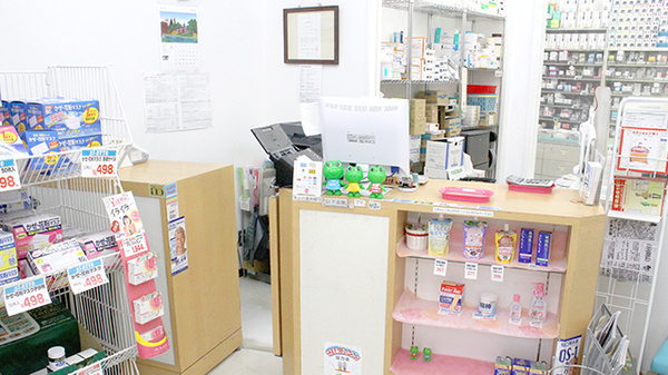 くすりのダイイチ薬局　ソレイユ保谷店の受付/カウンター
