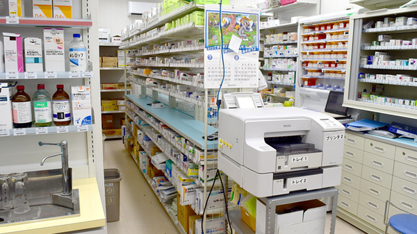 ユタカ薬局　桶狭間の調剤室
