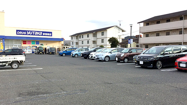 ユタカ薬局　彦根南の駐車場