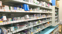 ユタカ薬局　彦根南の薬棚