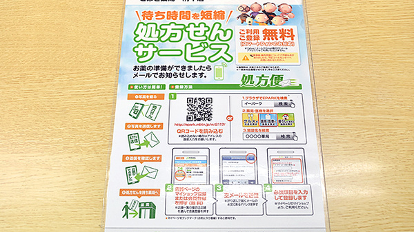 こばと薬局　府中店のネット受付対応