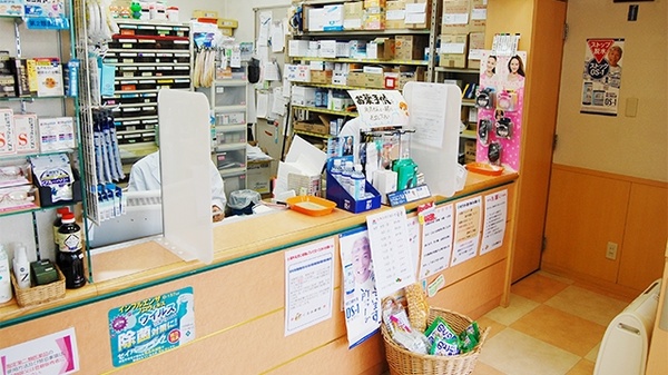 くるみ薬局　沼田店の受付/カウンター
