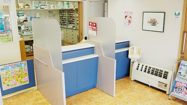 さんくす薬局沼田店の受付/カウンター