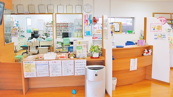 さんくす薬局　五十川店の受付/カウンター