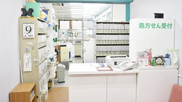 佐々木薬局　本店の受付/カウンター
