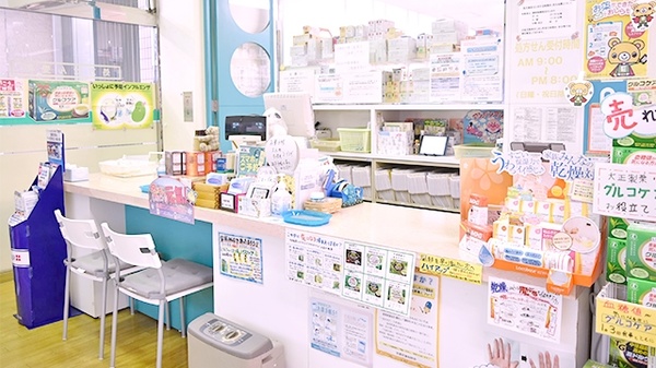 佐々木薬局　森店の受付/カウンター