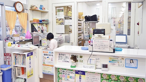佐々木薬局　西舞鶴店の受付/カウンター