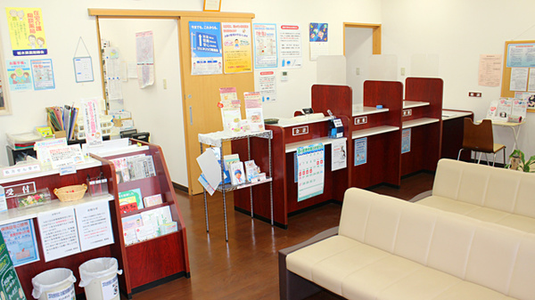 とちぎ薬局　美原店の受付/カウンター