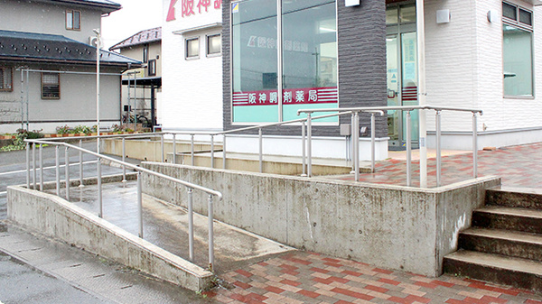 阪神調剤薬局　国府店のバリアフリー設備
