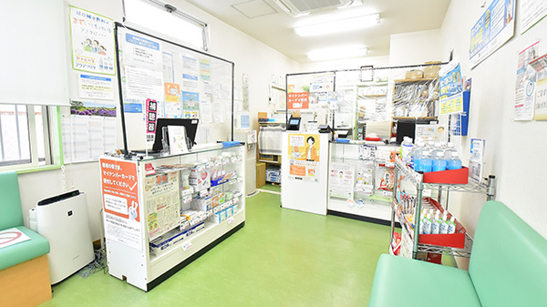 幸生堂薬局 生駒店の受付/カウンター