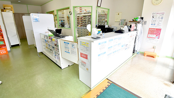 幸生堂薬局 桜井店の受付/カウンター