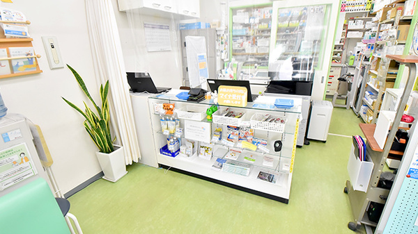 幸生堂薬局 寺田町店の受付/カウンター