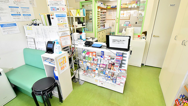 幸生堂薬局 松原岡店の受付/カウンター
