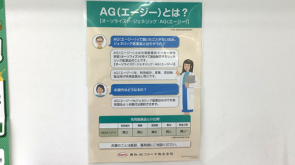 フィットケアエクスプレス　鶴見西口店薬局のジェネリック対応