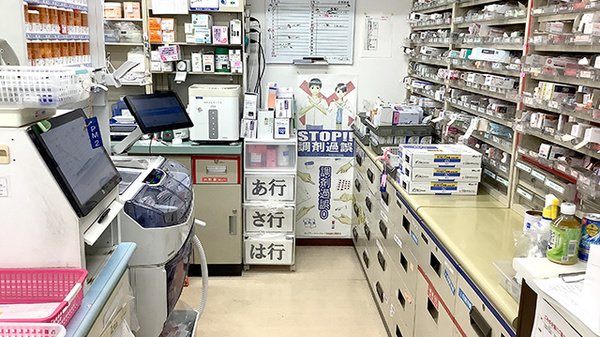 水戸薬局在宅医療支援センターの調剤室