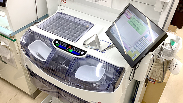 水戸薬局在宅医療支援センターの調剤器具